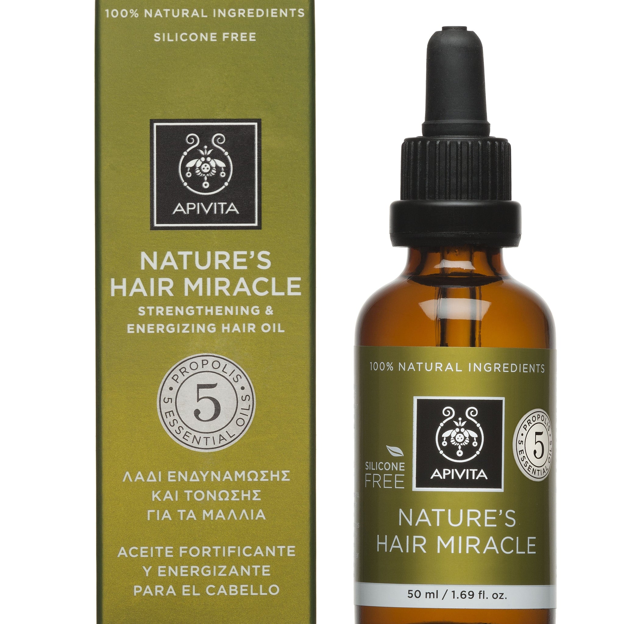 Apivita Aceite Fortificante para Cabello 50ML