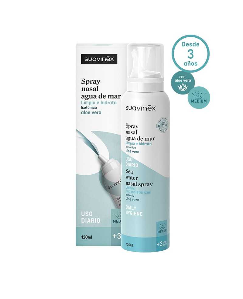 Suavinex Spray Nasal Isotónico con Aloe Vera 120ml
