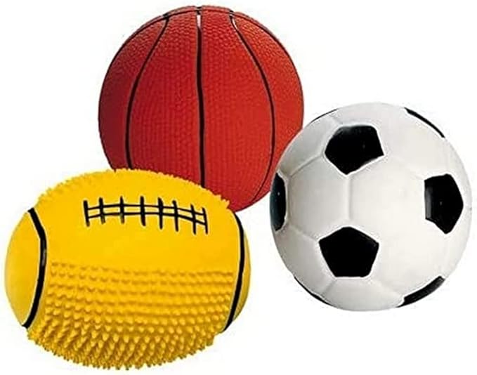 Ferplast PA 5536 Juguete para Perros y Gatos Negro 3 ud