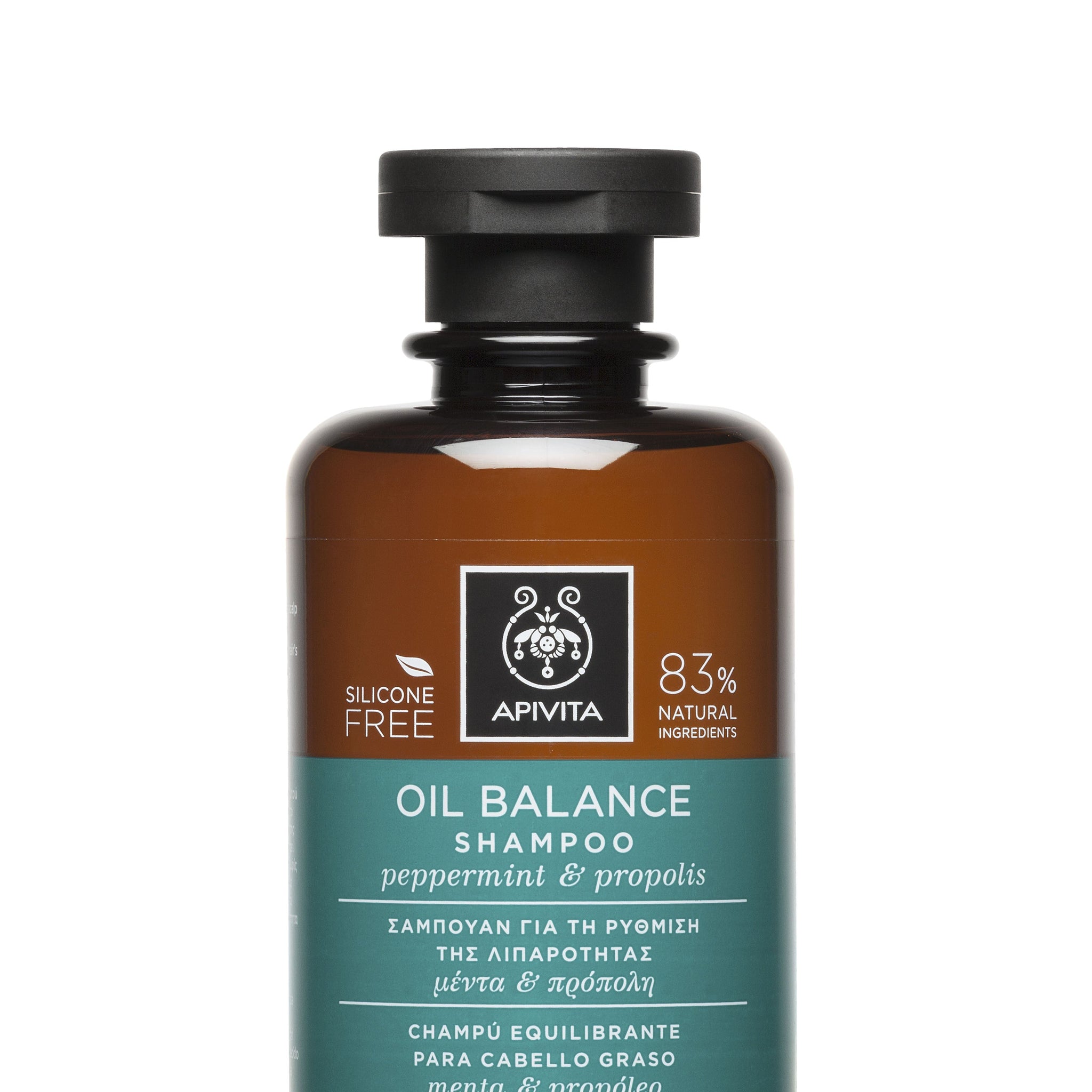 APIVITA Champú Equilibrante Cabello Graso Menta y Propóleo 250ml
