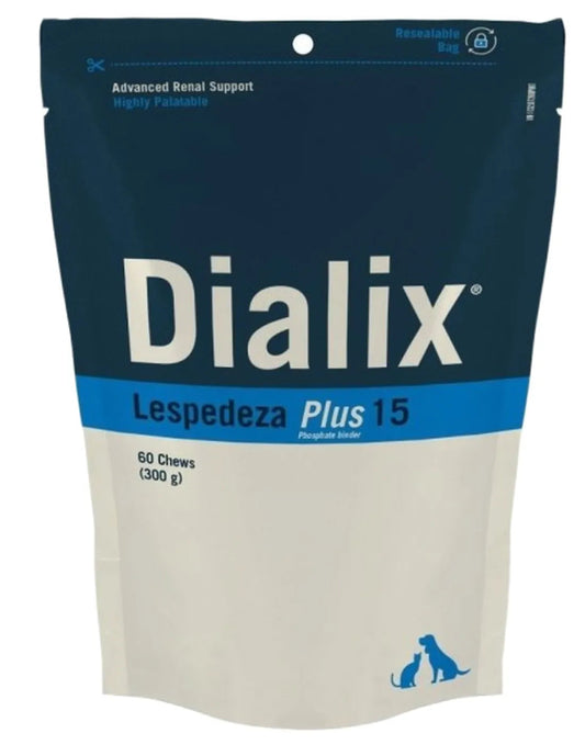 Vetnova DIALIX® Lespedeza Plus 15 Suplemento para Mascotas 60 Chews