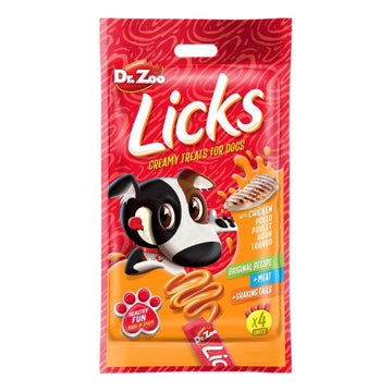 Drzoo Licks Pollo Snack para Perros 12x4x15gr
