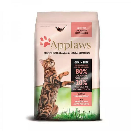 Applaws Cat Pollo y Salmón Comida Seca 7.5Kg