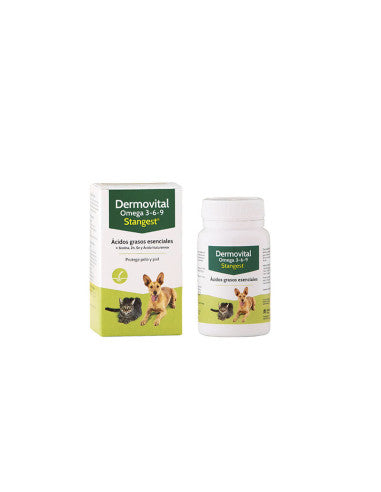 Stangest Dermovital Omega 3-6-9 Cápsulas para Mascotas 60 ud