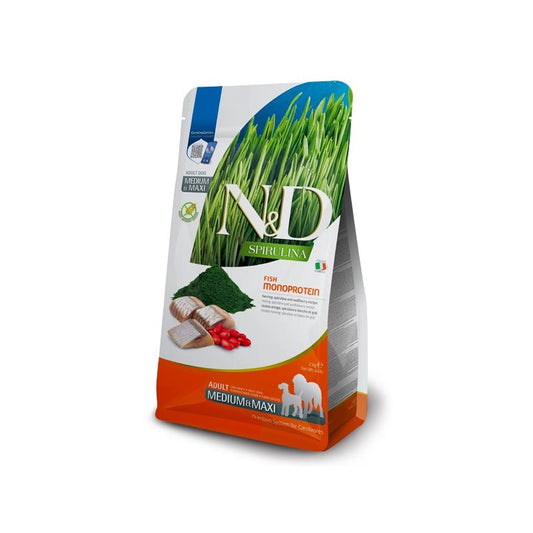 Farmina N&D Spirulina Arenque Adulto Saco 7kg