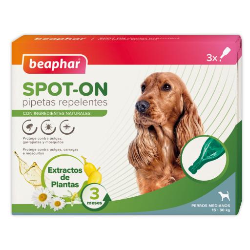 Beaphar Pipetas Repulsivas Antiparasitarias Perro Mediano 3 uds