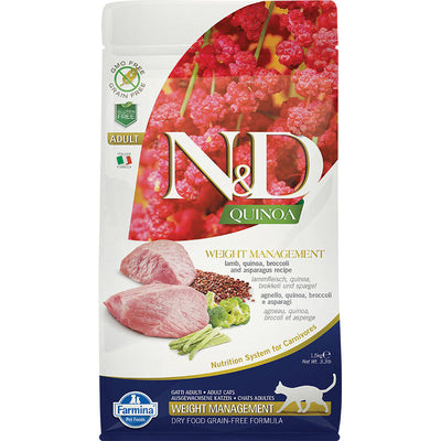 Farmina N&amp;D Quinoa Lamb Food for Cats 5kg