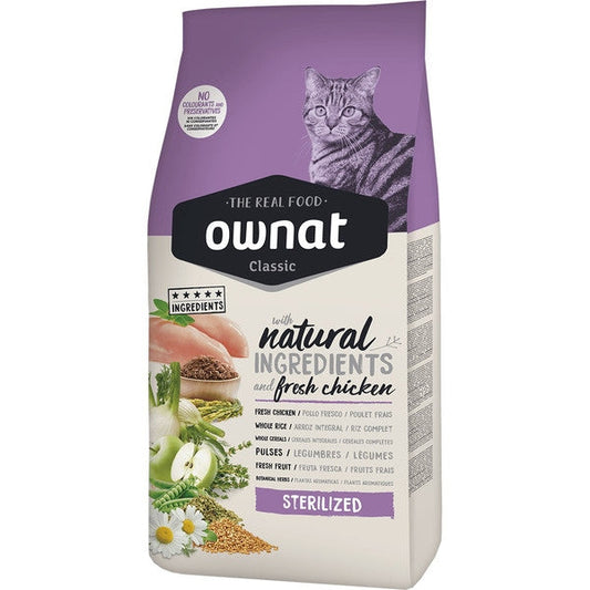 Ownat Classic Feline Adult Sterilized Pienso Seco 4kg