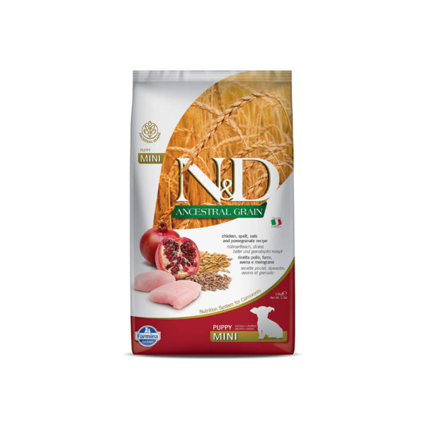 Farmina N&amp;D Dog Puppy Ancestral Mini Chicken Dry Food 800g