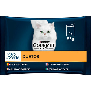 Purina Gourmet Perle Finas Lámimas Duo Del Campo Alimento Húmedo para Gatos 12 ud