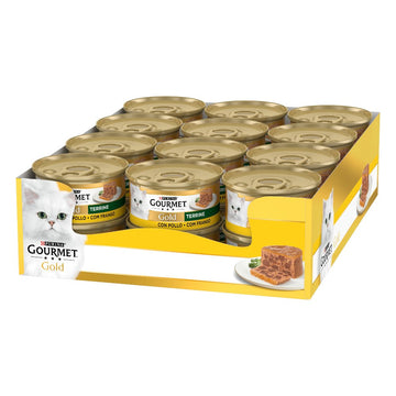 Purina Gourmet Gold Single Terrine Pollo Alimento Húmedo 24 x 85g