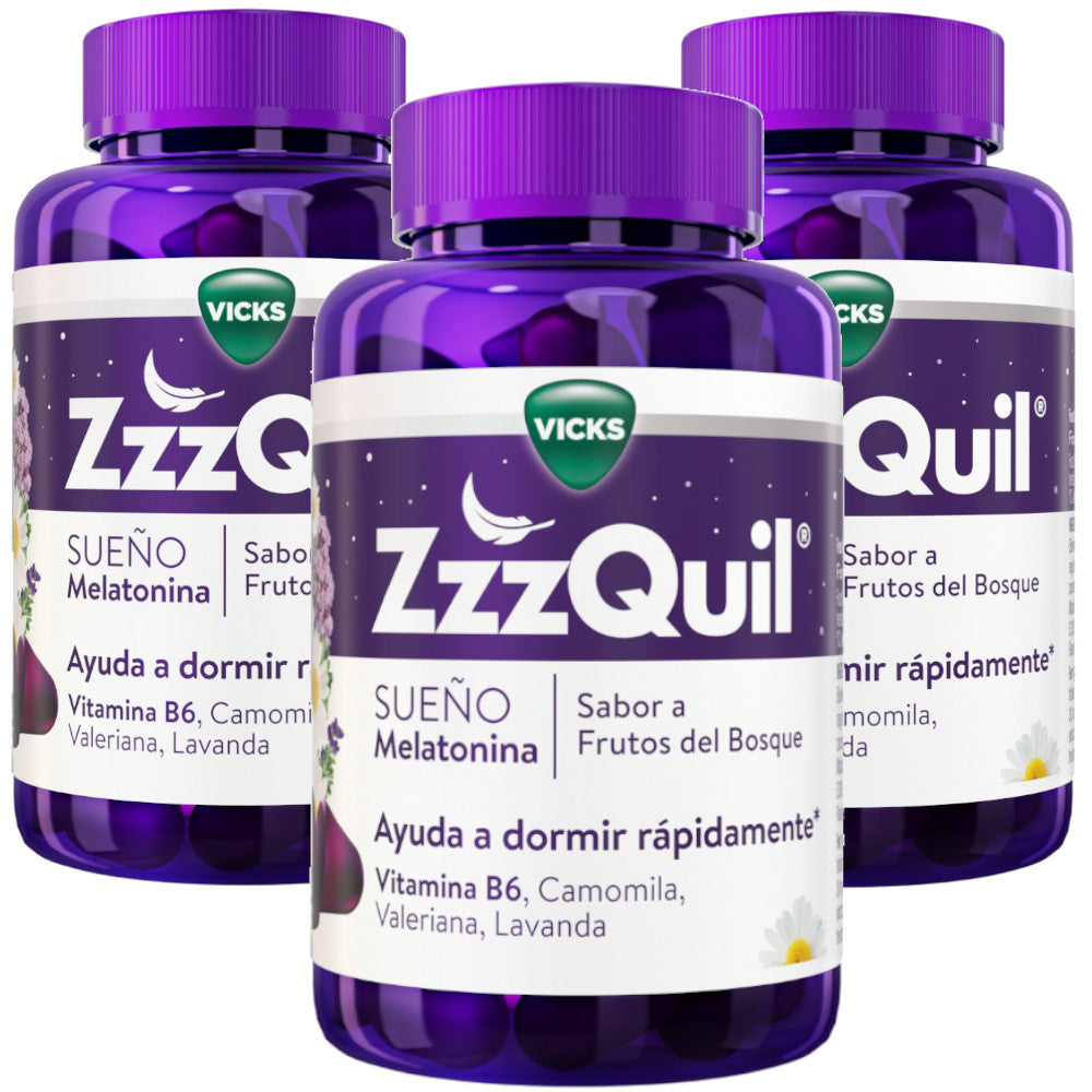 ZzzQuil Sueño Melatonina 3x60 Gummies