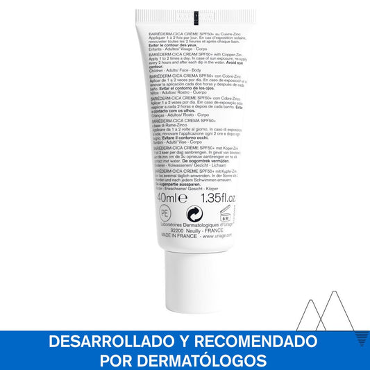 URIAGE Bariéderm Cica Crema SPF 50+ 40 ml