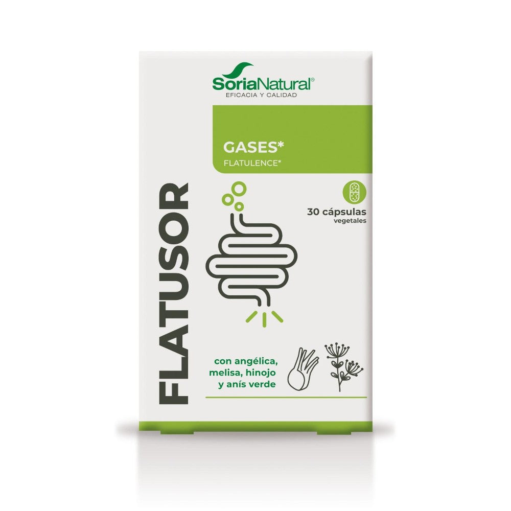 Soria Natural 17-C Flatusor 30 Caps Liberacion Prolongada