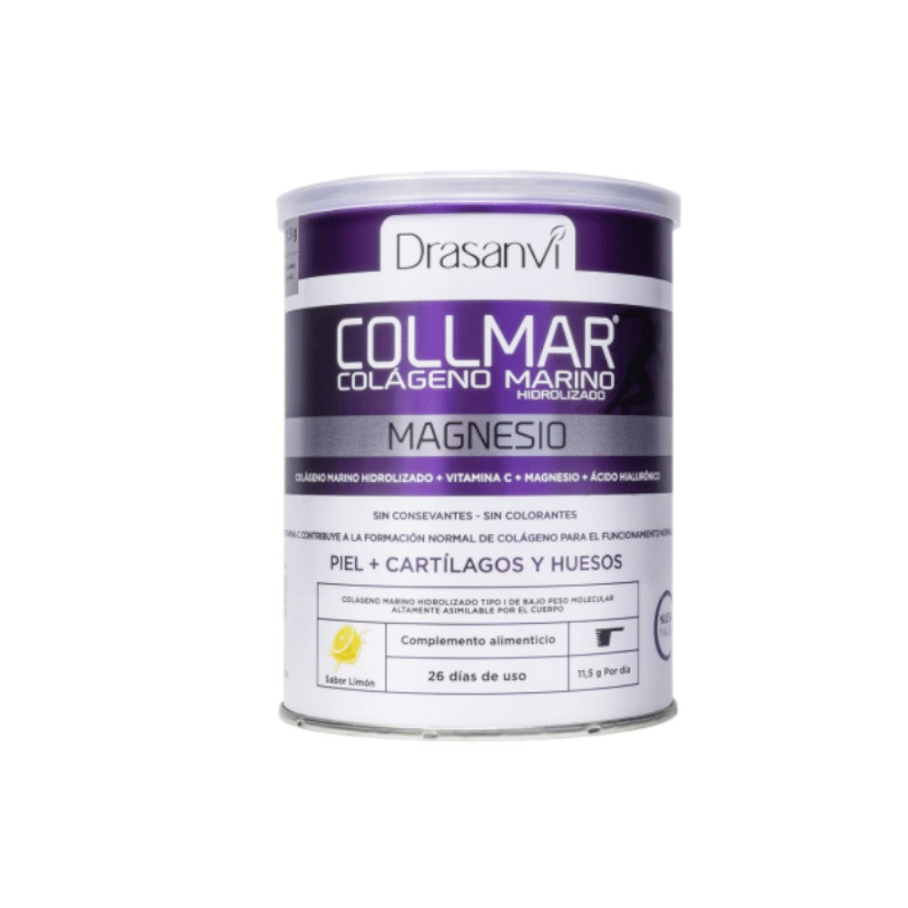 COLLMAR Colágeno Marino + Magnesio + Ac. Hialurónico sabor Limón 300g