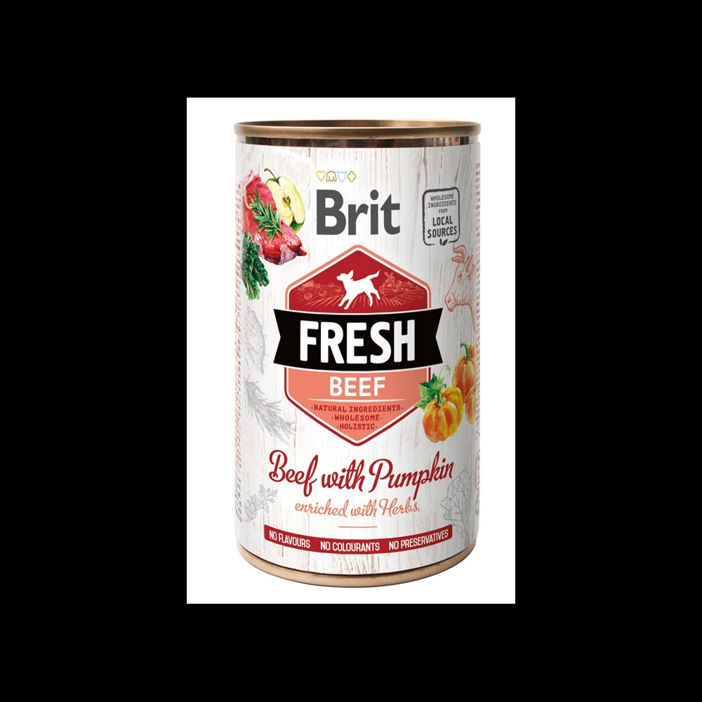 Brit Fresh Ternera Calabaza Comida Húmeda para Perros 6 x 400g