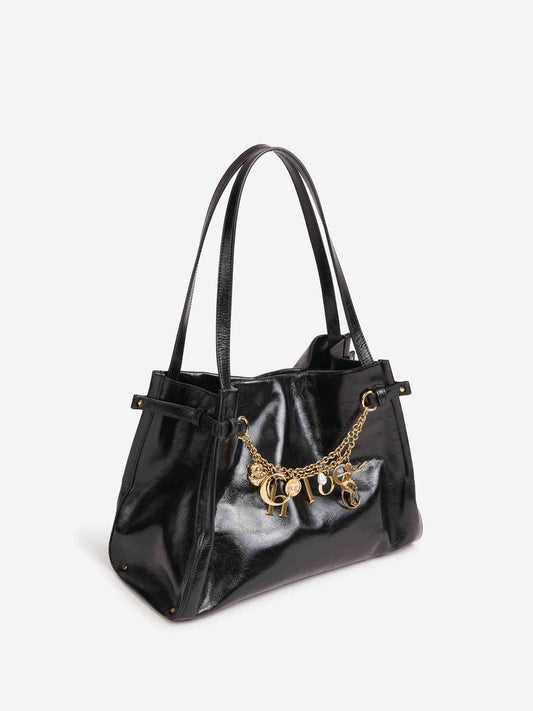 Bolso Hombro Logo Charms