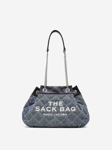 Bolso Tote The Quilted Denim Large Chain Sack Bag
