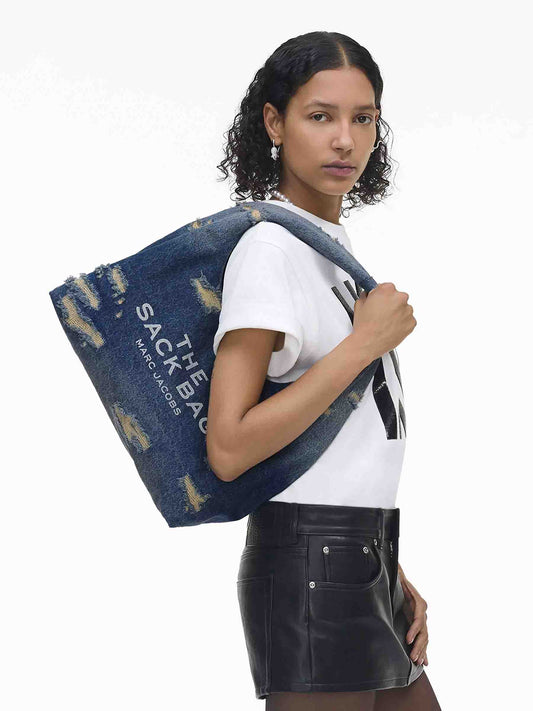 Bolso The Rip and Repair Denim Sack Bag