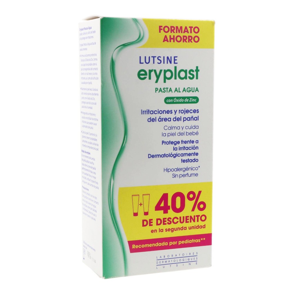 LUTSINE E45 Eryplast Pasta al Agua DUPLO 2x125g