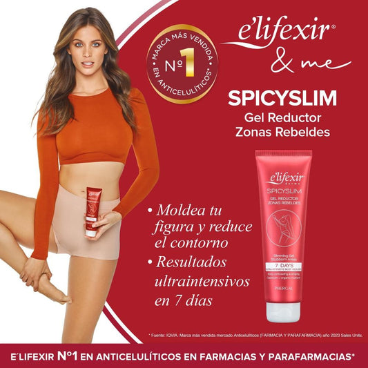 ELIFEXIR Spicyslim Gel Reductor Zonas Rebeldes 150 ml