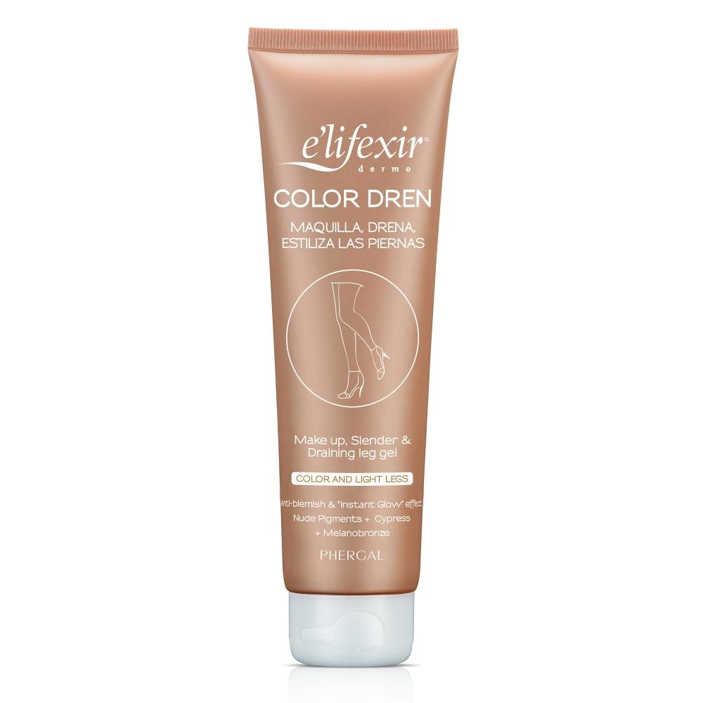 ELIFEXIR Dermo Maquillaje Piernas Efecto Bronceador Drenante 150ml