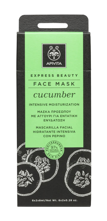 Apivita Intensive Moisturizing Face Mask Cucumber 2x8ML