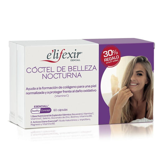 ELIFEXIR Esenciall Cóctel de Belleza Nocturno 60 cápsulas