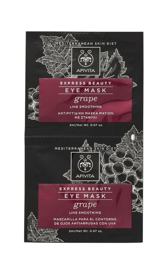 Apivita Grape Anti-Wrinkle Eye Contour Mask 2x2ML