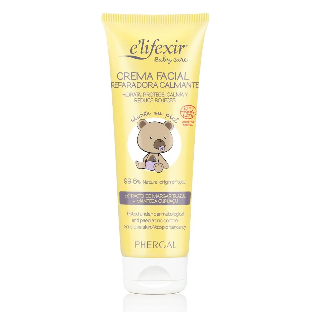 ELIFEXIR Baby Care Crema Facial Reparadora para Pieles Sensibles 50 ml