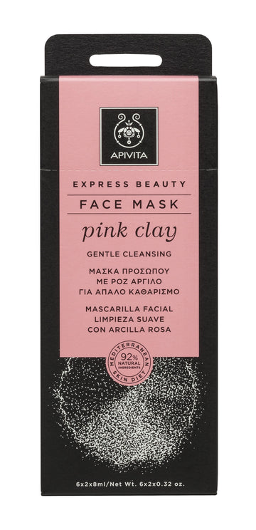 Apivita Gentle Cleansing Facial Mask Pink Clay 2x8ML