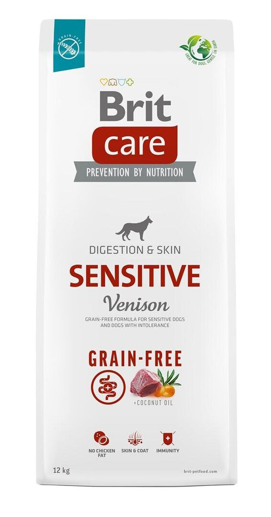 Brit Care Dog Sensitive Ciervo Alimento seco 12Kg