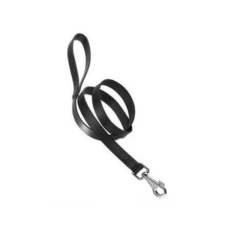 Ferplast Correa Cuero Natural 15mm 120cm Negro