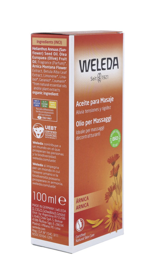WELEDA Aceite para Masaje con Árnica 100 ml
