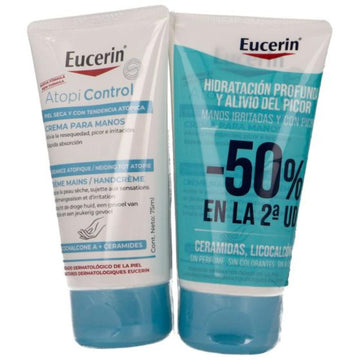EUCERIN AtopiControl Crema de Manos Piel Seca e Irritada DUPLO 2x75ml