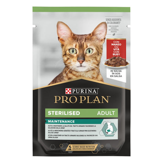 Purina Pro Plan Feline Sterilized Meat 26x85g