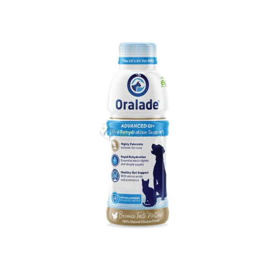 Ecuphar Oralade Advanced GI Bebida Isotónica para Mascotas Sabor a Pollo 6 x 500ml