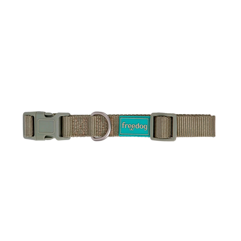 Freedog Collar Nylon Basic Verde Salvia 10mm