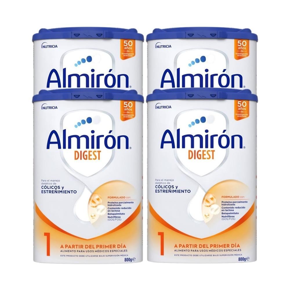 ALMIRÓN Digest 1 Leche para Lactantes Pack 4x800gr