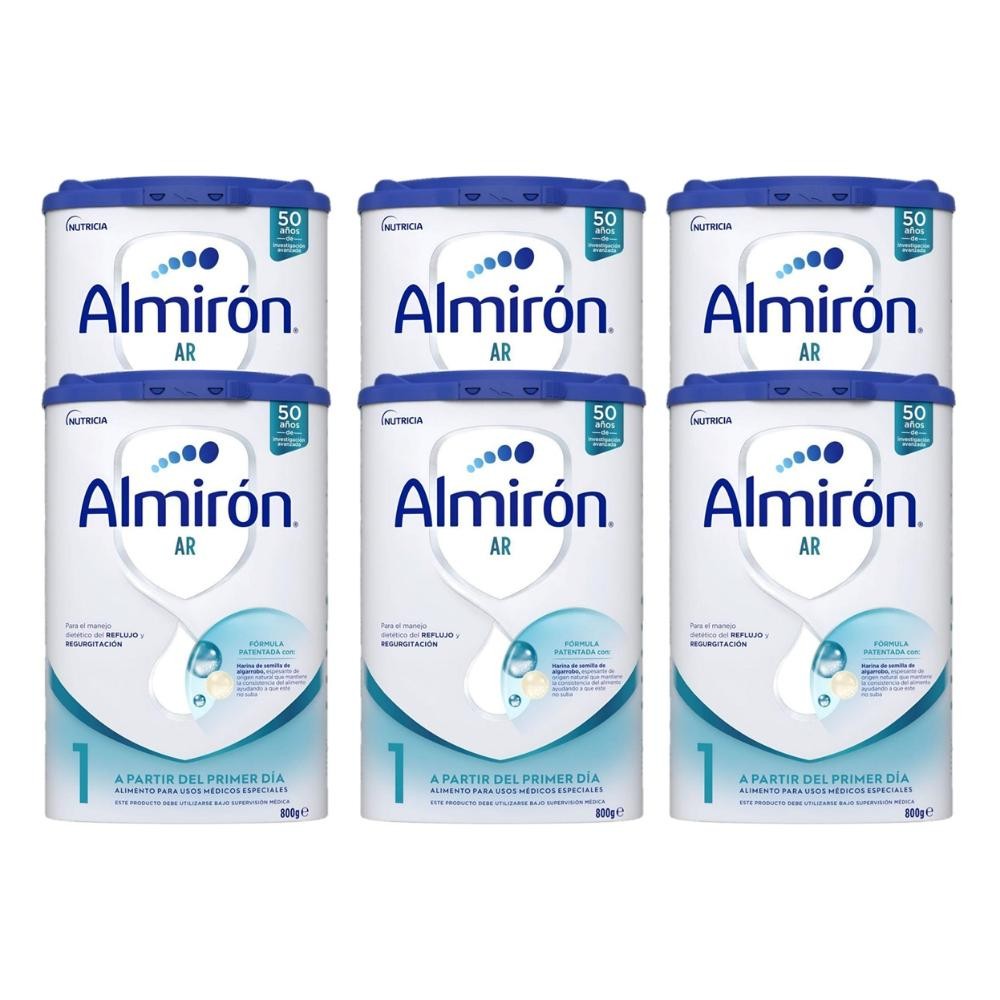 ALMIRÓN AR 1 Anti-Regurgitación Leche para Lactantes PACK AHORRO 6x800gr