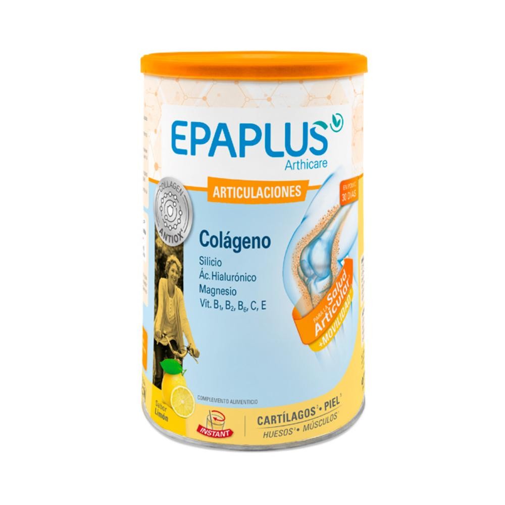 EPAPLUS Arthicare Colágeno + Silicio + Hialurónico + Magnesio Polvo Limón 330gr