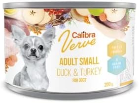 Calibra Dog GF Verve Adult Small Duck and Turkey Paté 1.2Kg