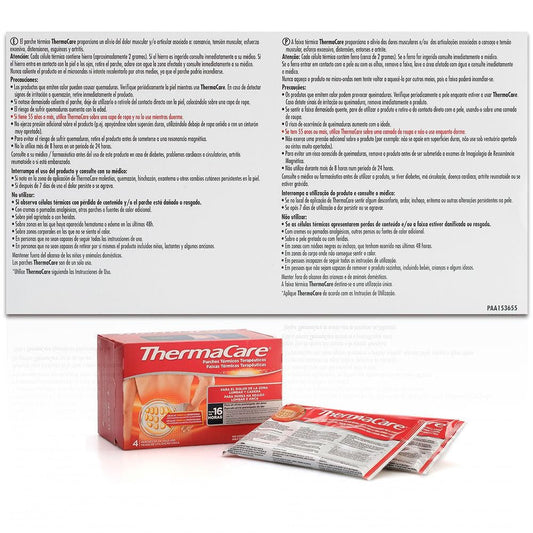 THERMACARE Parches Térmicos zona Lumbar y Cadera 4uds