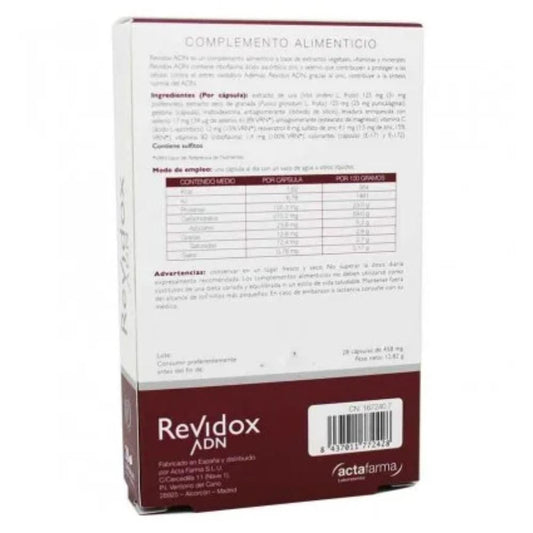 REVIDOX ADN 28 Cápsulas