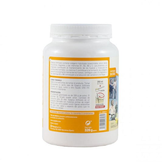 EPAPLUS Arthicare Colágeno + Silicio + Hialurónico + Magnesio Instant Vainilla DUPLO 2x327gr