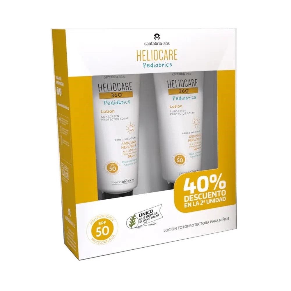 Heliocare 360º Pediatrics Lotion SPF50 (200ml) Duplo Oferta 2ºUnidad 40%