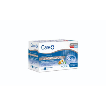 CARE+ Toallitas Oftálmicas Tecnología Plata 30 toallitas