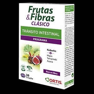 Ortis Frutas & Fibra Clásico 30 Comprimidos