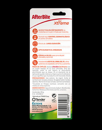 AFTER BITE Gel Xtreme Long Lasting 20g