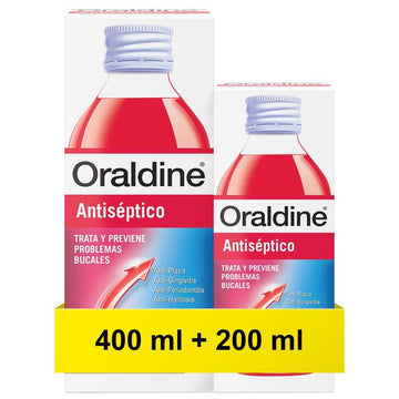 ORALDINE Antiséptico Pack 400ml + 200ml GRATIS